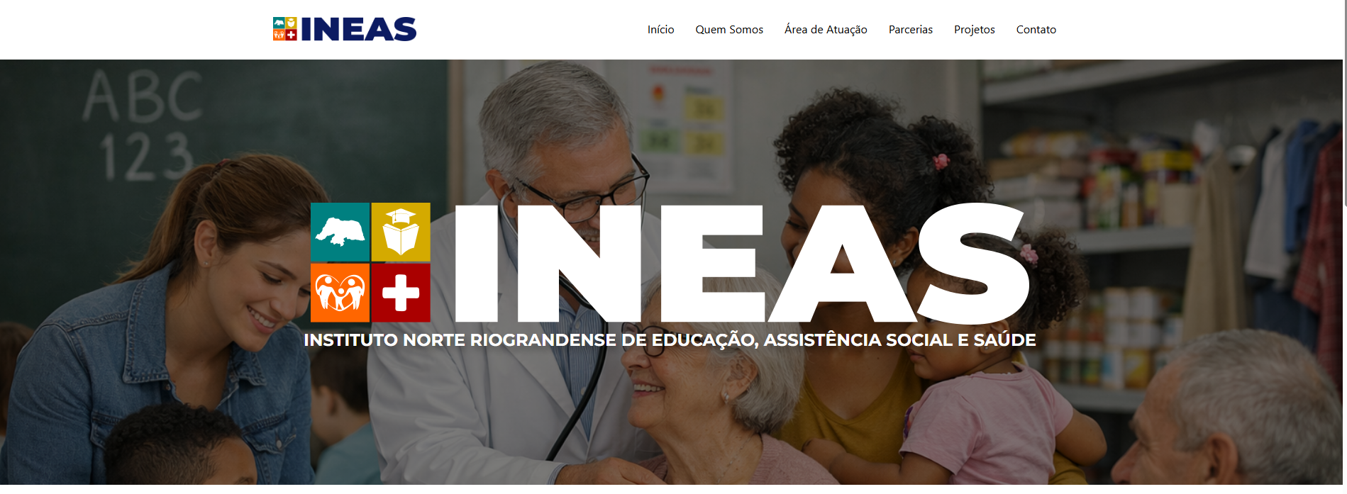 Novo site do INEAS